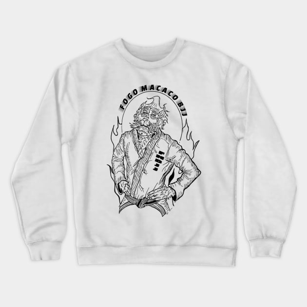 FOGO Mocaco BJJ Crewneck Sweatshirt by Ace13creations